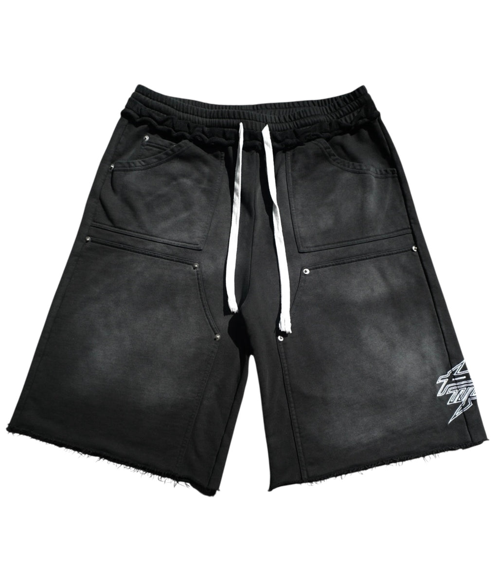 DOUBLE KNEE SWEATSHORTS