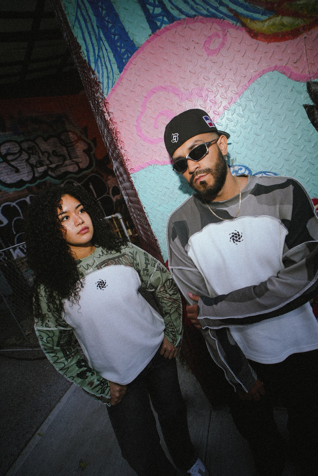 CAMOUFLAGE WAFFLE-KNIT