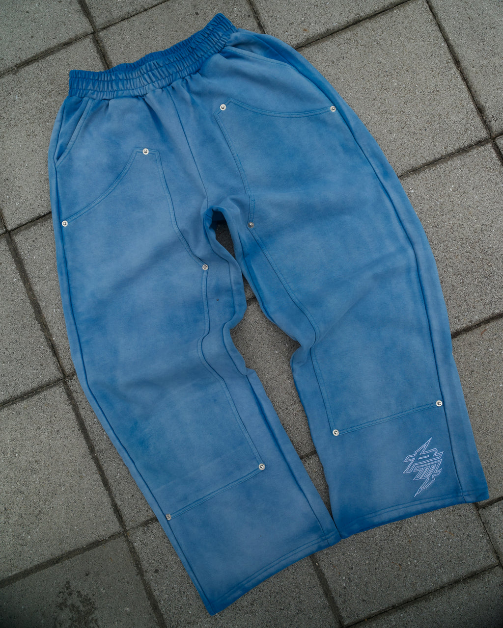 BAGGY DOUBLE KNEE SWEATPANTS