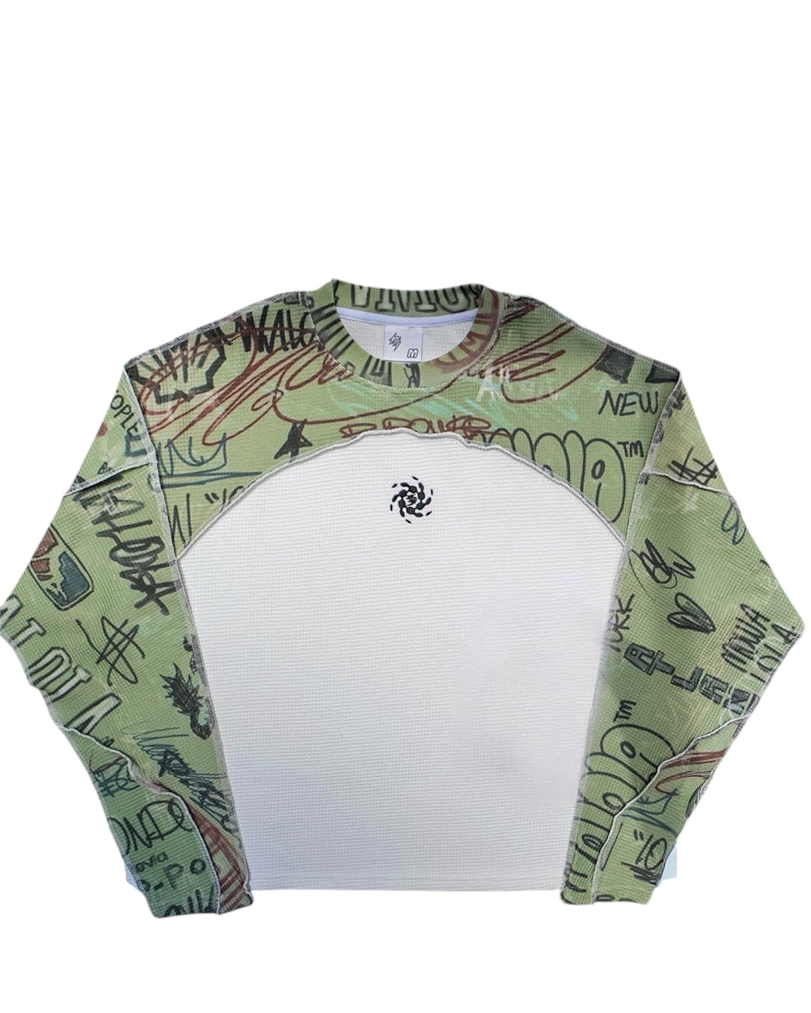 NY GRAFFITI WAFFLE-KNIT